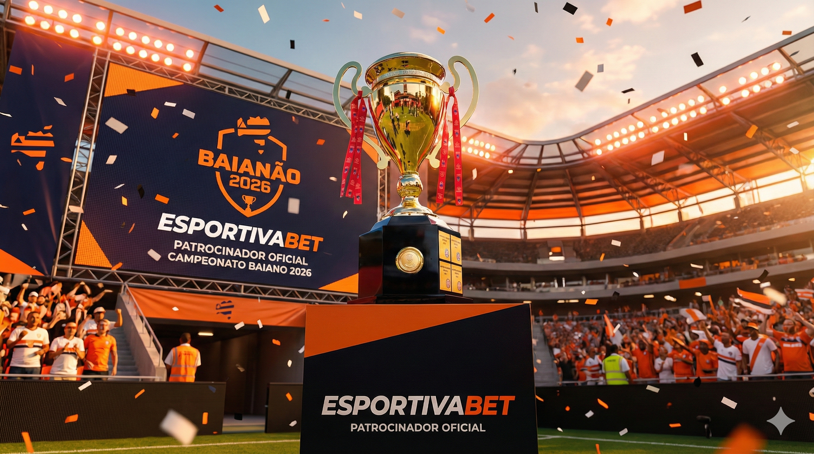 Esportiva Bet foi anunciada como patrocinadora do Baianão 2026
