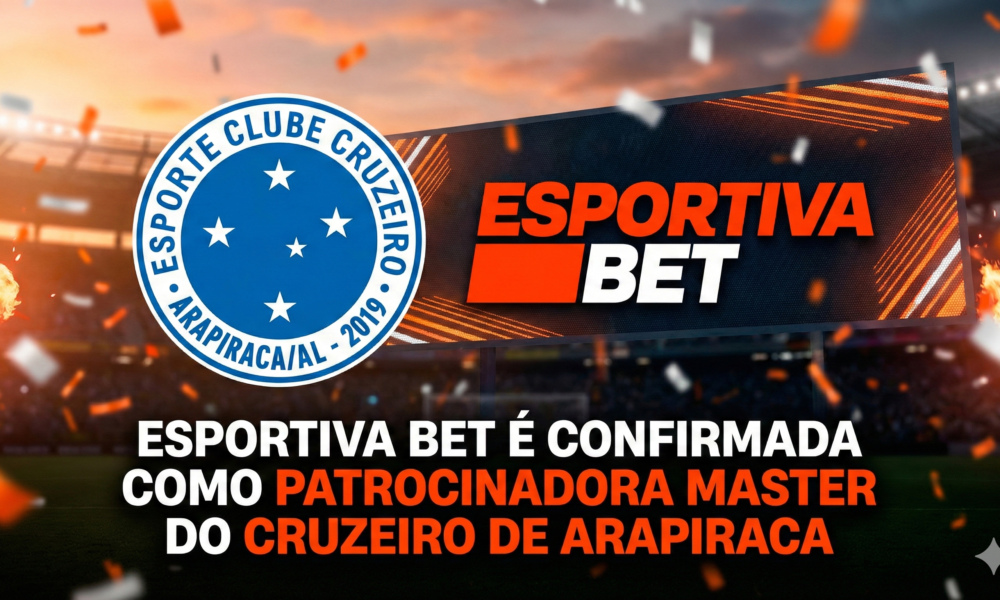 Esportiva Bet é Patrocinadora Master do Cruzeiro de Arapiraca